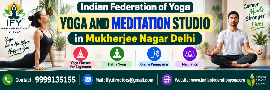 Yoga and Meditation Studio in Mukherjee Nagar Delhi